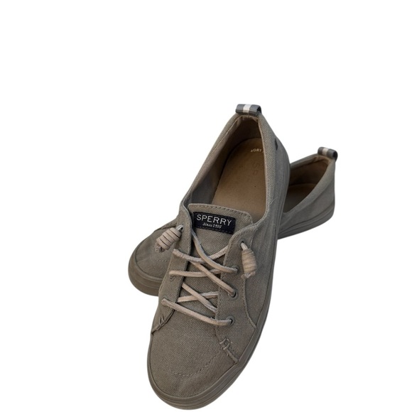 Sperry Grey Canvas Sneakers 🩶 - Picture 3 of 9